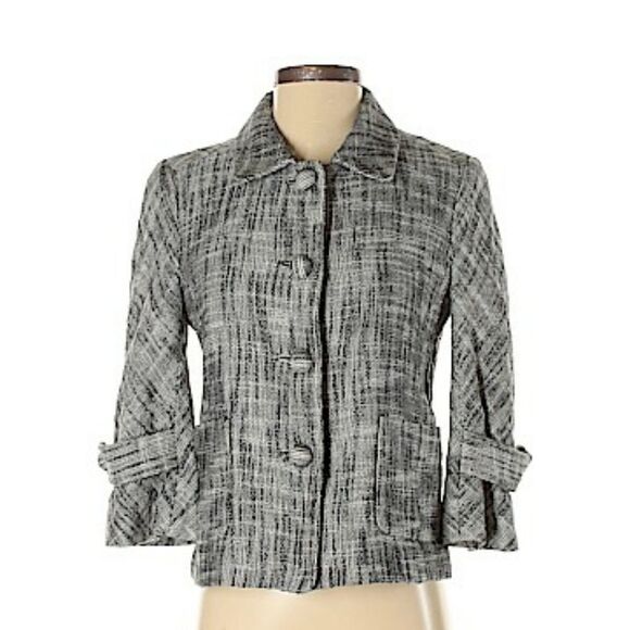 J.Crew Grey/Black Blazer  - Picture 1 of 12